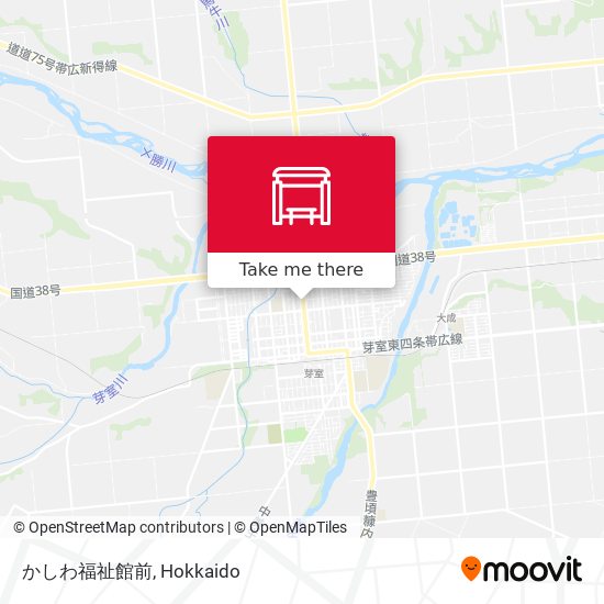 かしわ福祉館前 map