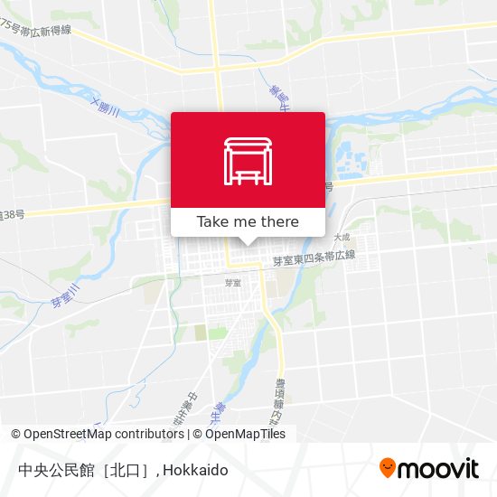 中央公民館［北口］ map
