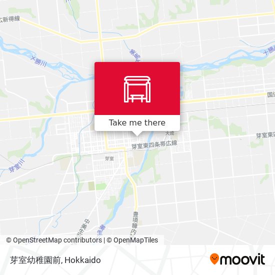 芽室幼稚園前 map