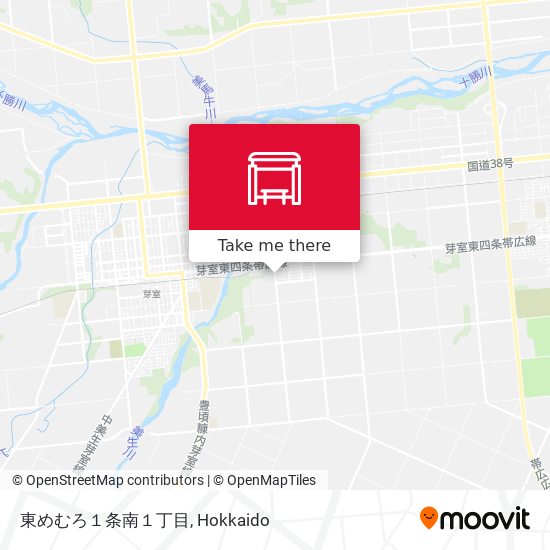 東めむろ１条南１丁目 map