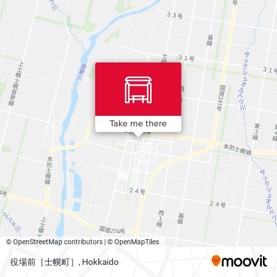 役場前［士幌町］ map