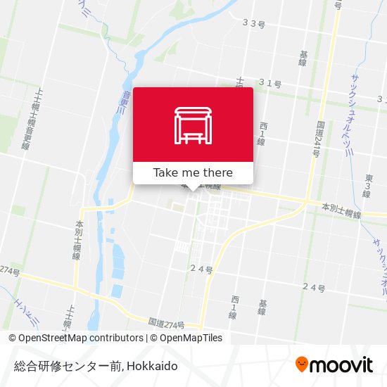 総合研修センター前 map