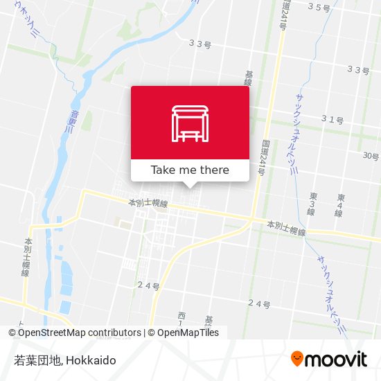 若葉団地 map