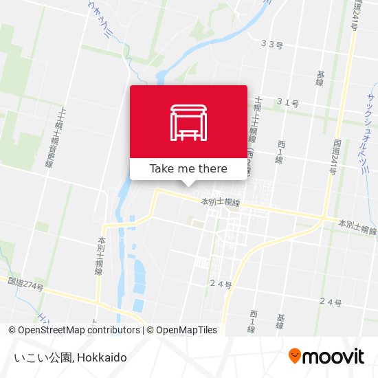 いこい公園 map