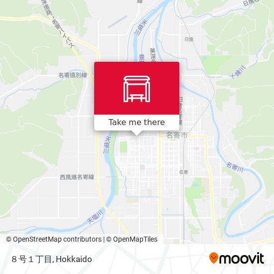 ８号１丁目 map