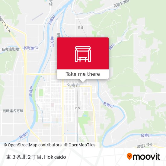 東３条北２丁目 map