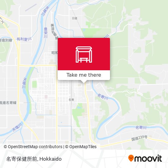 名寄保健所前 map
