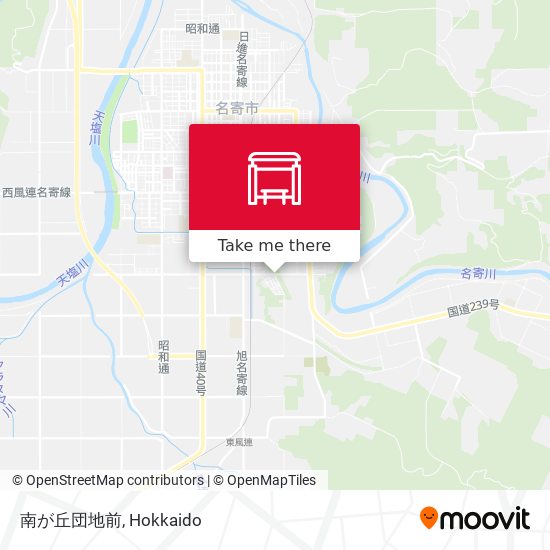 南が丘団地前 map