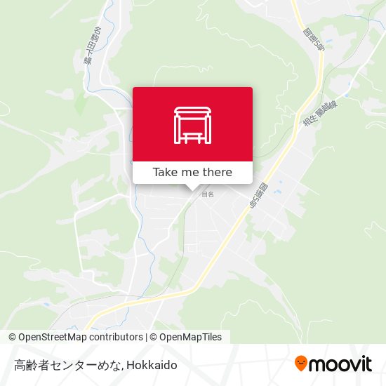 高齢者センターめな map