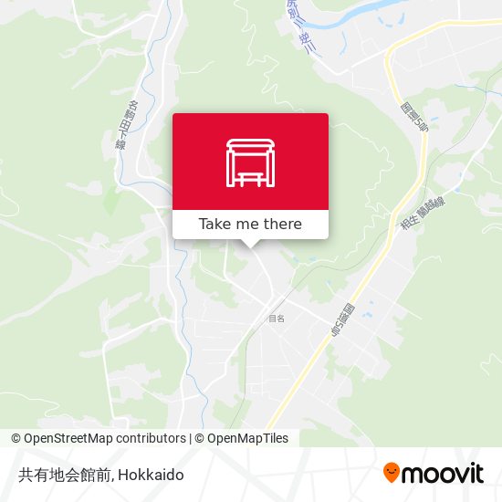 共有地会館前 map