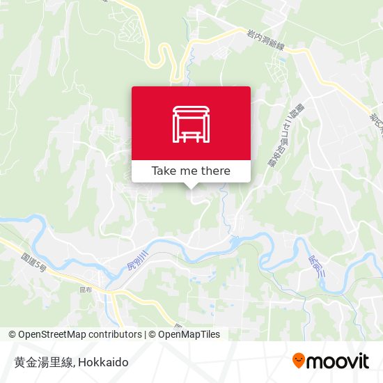 黄金湯里線 map