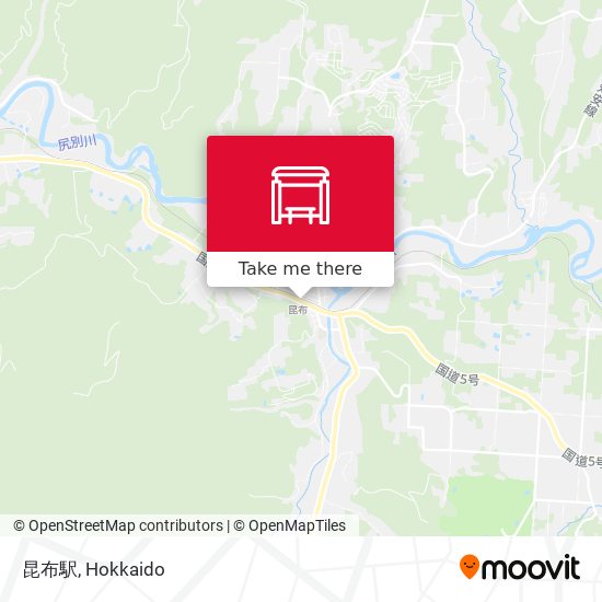 昆布駅 map