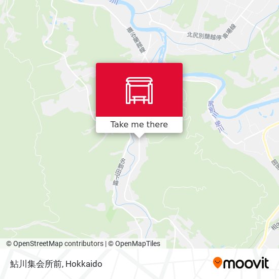 鮎川集会所前 map