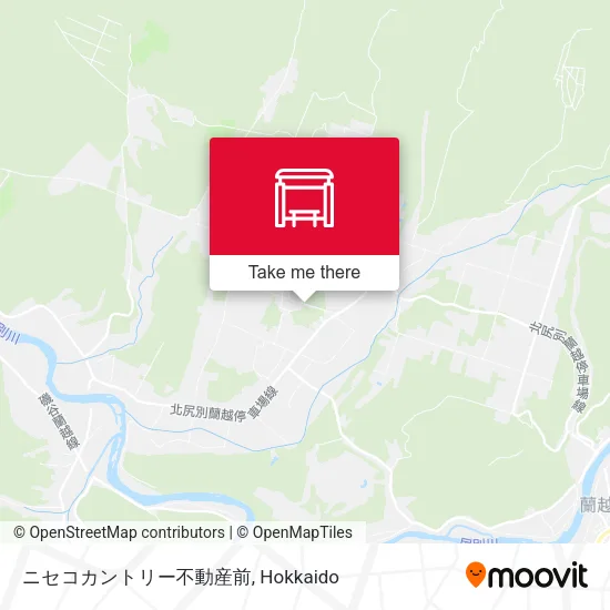 ニセコカントリー不動産前 map