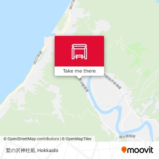 鷲の沢神社前 map