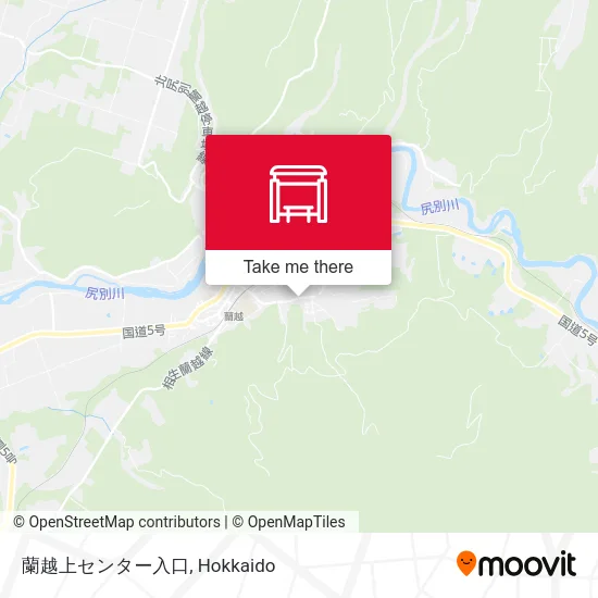 蘭越上センター入口 map