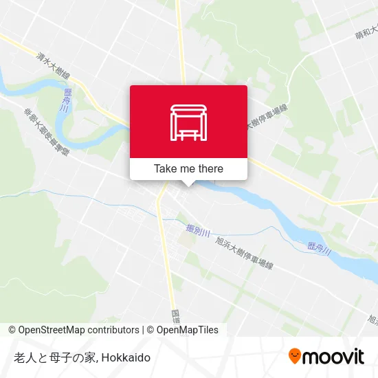 老人と母子の家 map