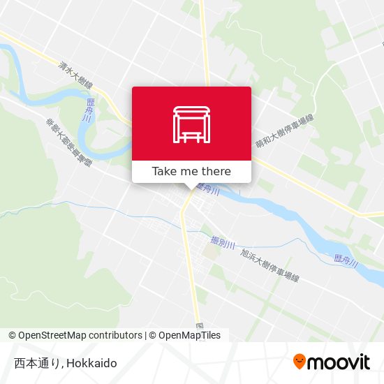 西本通り map