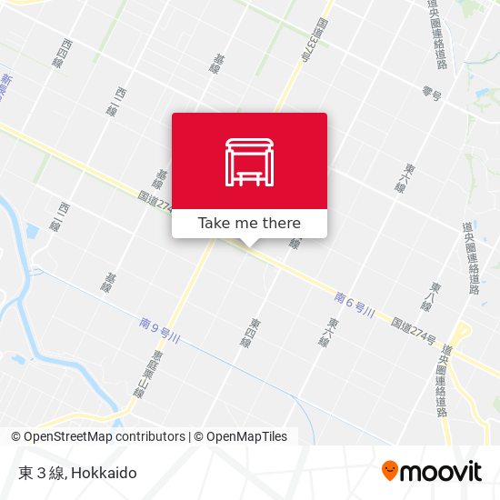 東３線 map