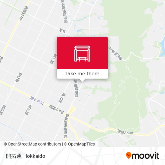 開拓通 map