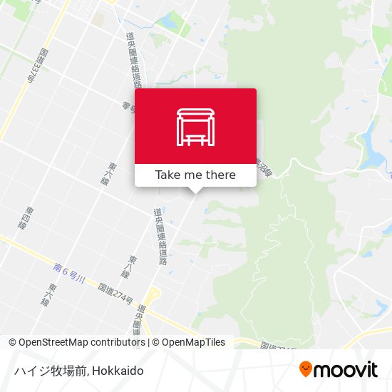ハイジ牧場前 map
