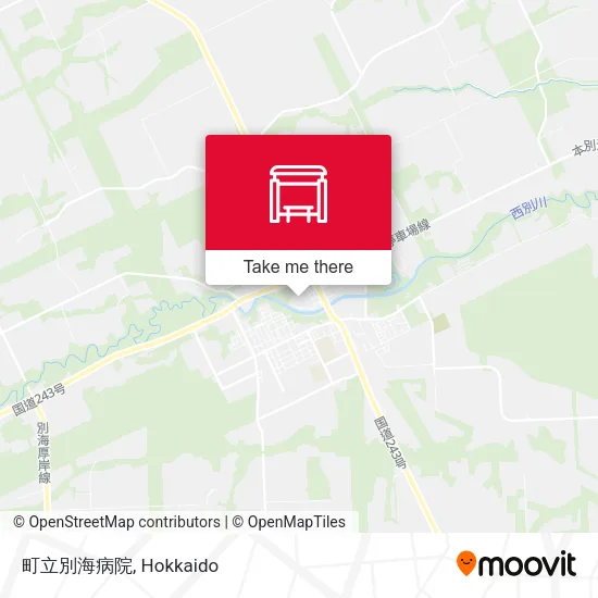 町立別海病院 map