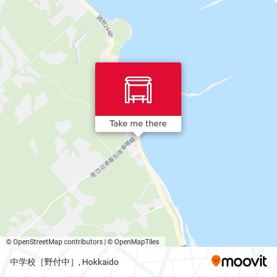中学校［野付中］ map
