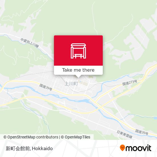 新町会館前 map