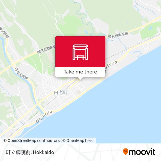 町立病院前 map