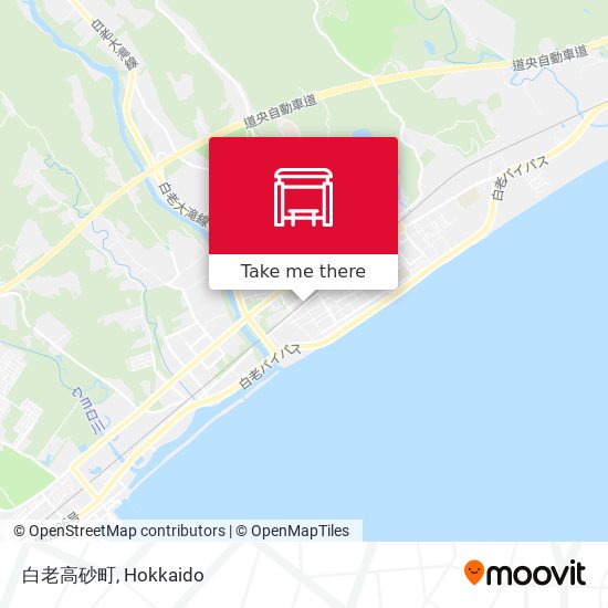 白老高砂町 map