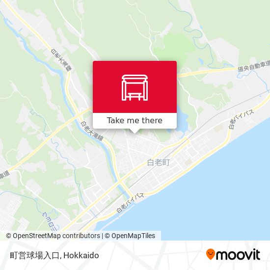 町営球場入口 map