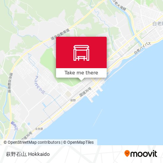 萩野石山 map