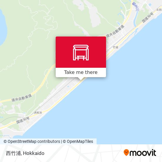西竹浦 map