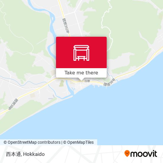 西本通 map