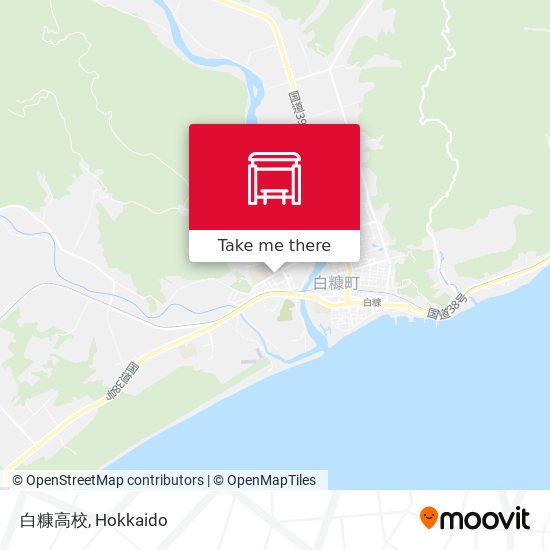 白糠高校 map