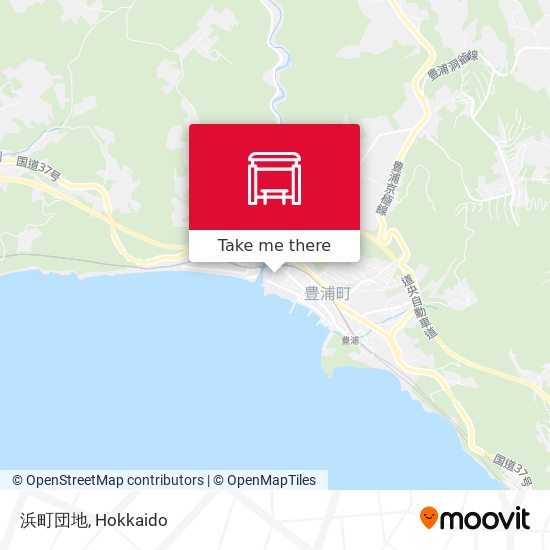 浜町団地 map
