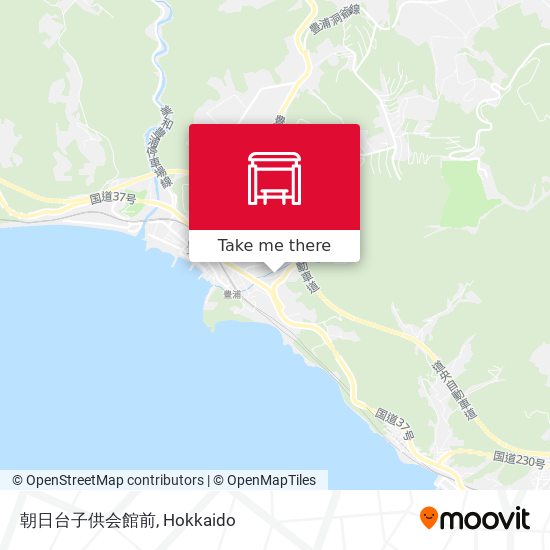 朝日台子供会館前 map