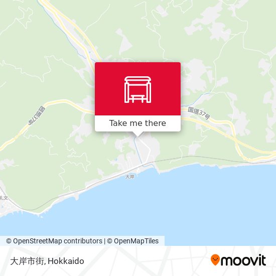 大岸市街 map