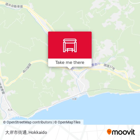 大岸市街通 map