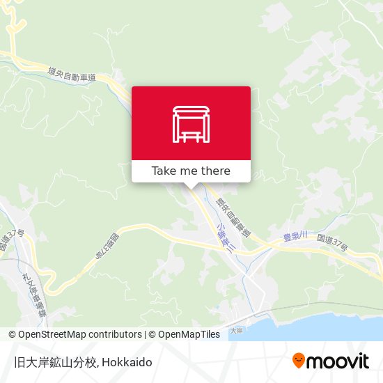 旧大岸鉱山分校 map