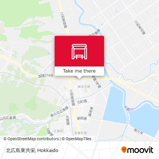 北広島東共栄 map
