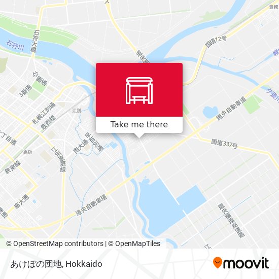あけぼの団地 map