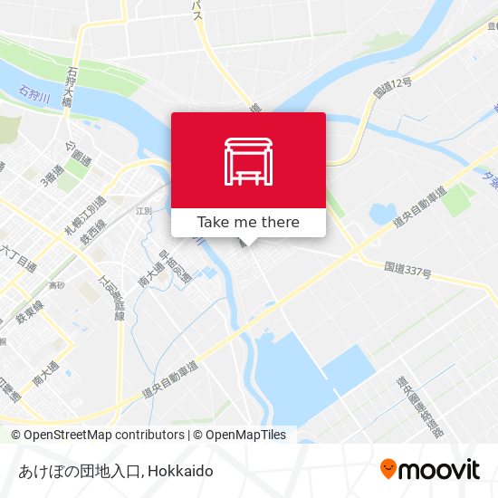 あけぼの団地入口 map