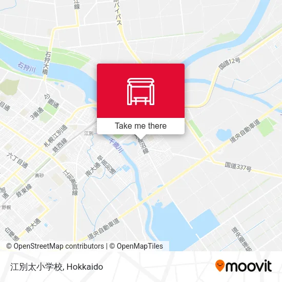 江別太小学校 map