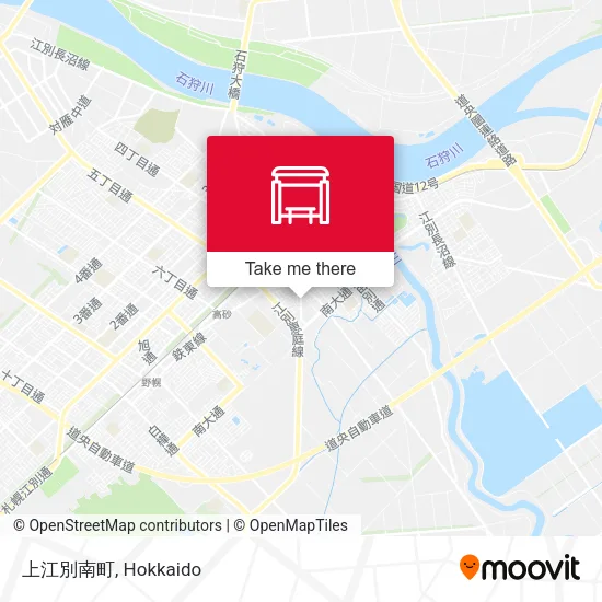 Kamiebestu Minami-cho map