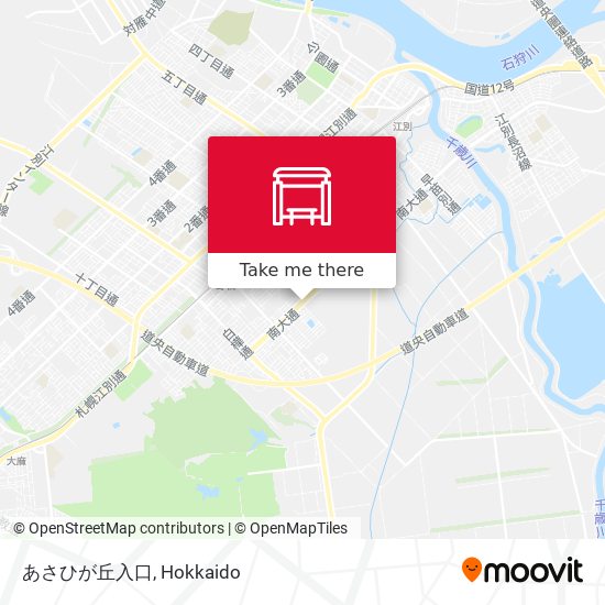 あさひが丘入口 map