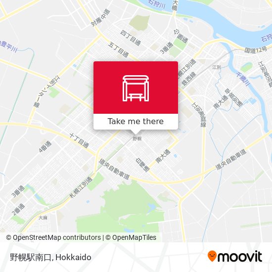 野幌駅南口 map