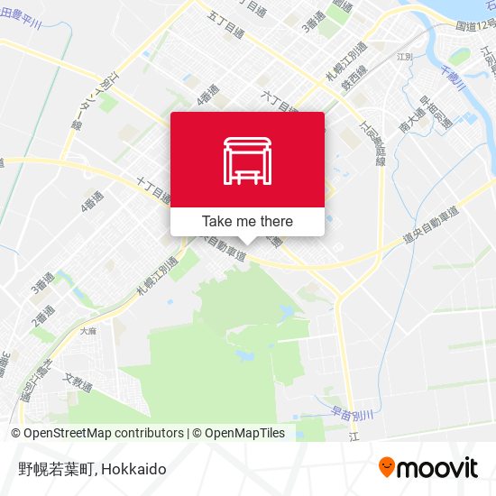 野幌若葉町 map