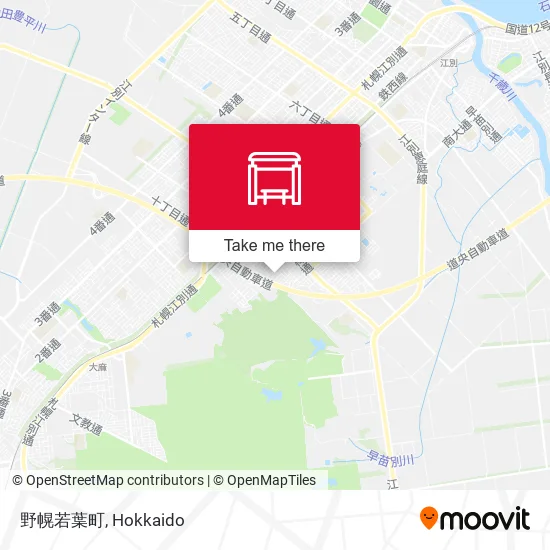 野幌若葉町 map