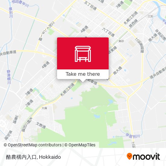 酪農構内入口 map